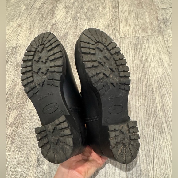 Moncler black knit Ginette rain boots - Picture 13 of 16